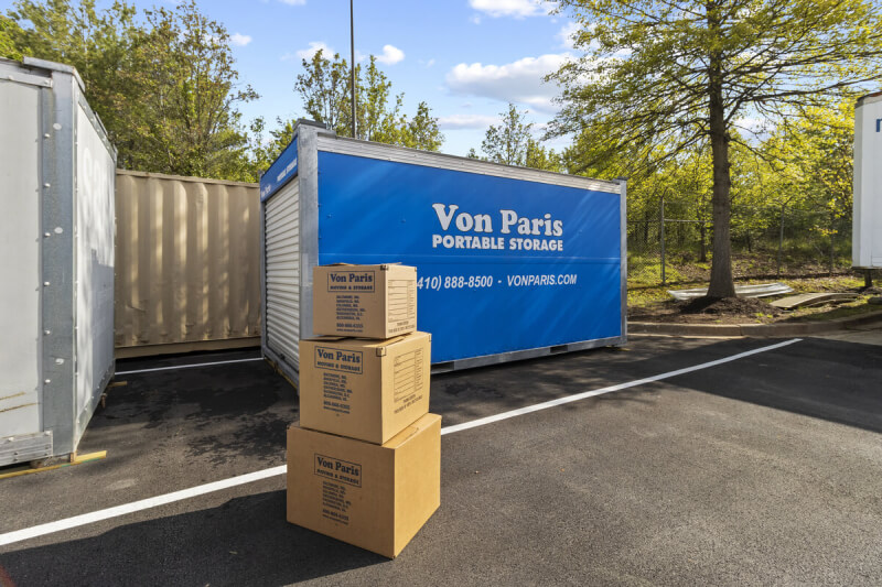 von paris moving and storage temporary storage